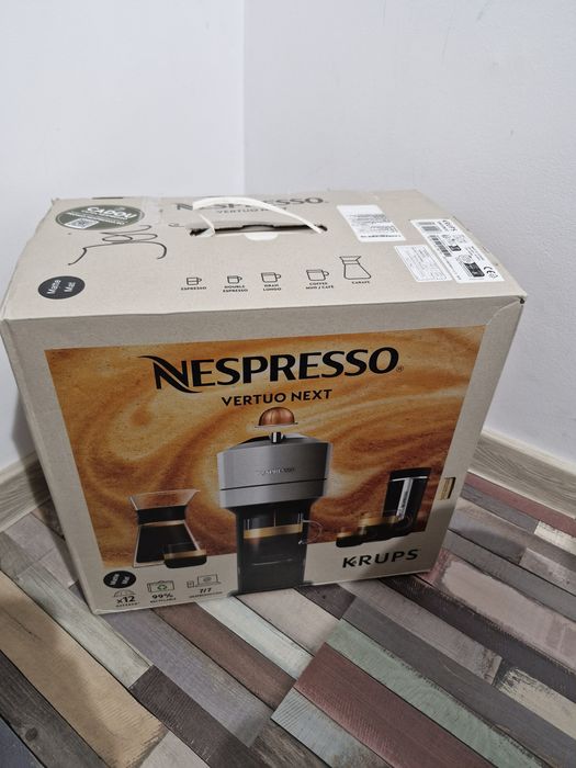 Espressor capsule NESPRESSO Vertuo Next XN910N10 negru mat