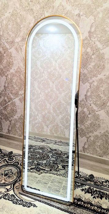 Зеркало овальное настенное напольное зеркало для салона тош ойна кузгу