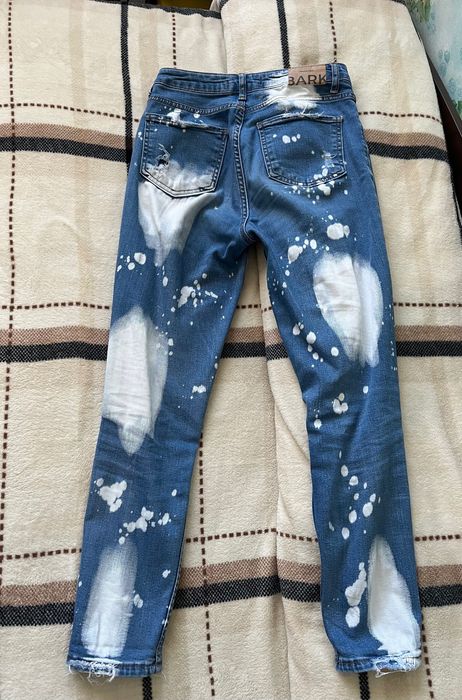 Дънки /синьо и бяло/ The Bark