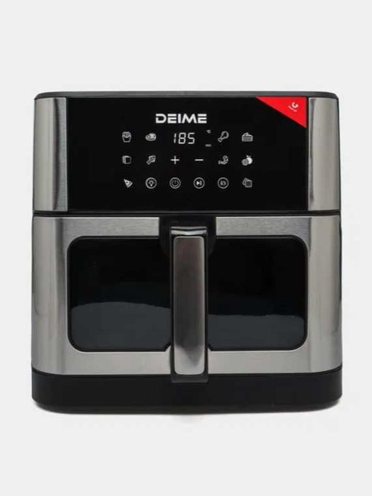 Deime aerogrillari – Yangi modella RA960DV, 10 L, Qora