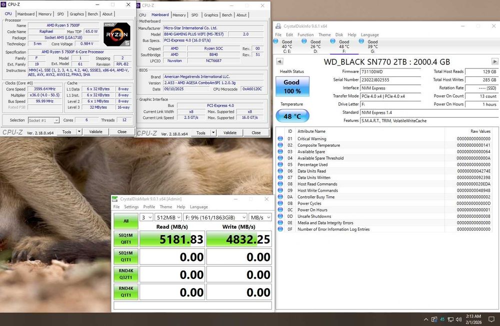 2TB M.2 NVMe WD Black SN770 (НОВ)