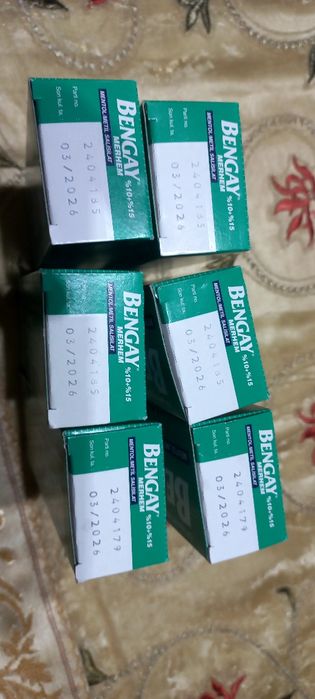 Crema antireumatica  si kanfolin , Bemgay-MERHEM Turcia.
Produs origin