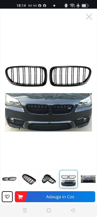 Vând grile BMW nari duble M