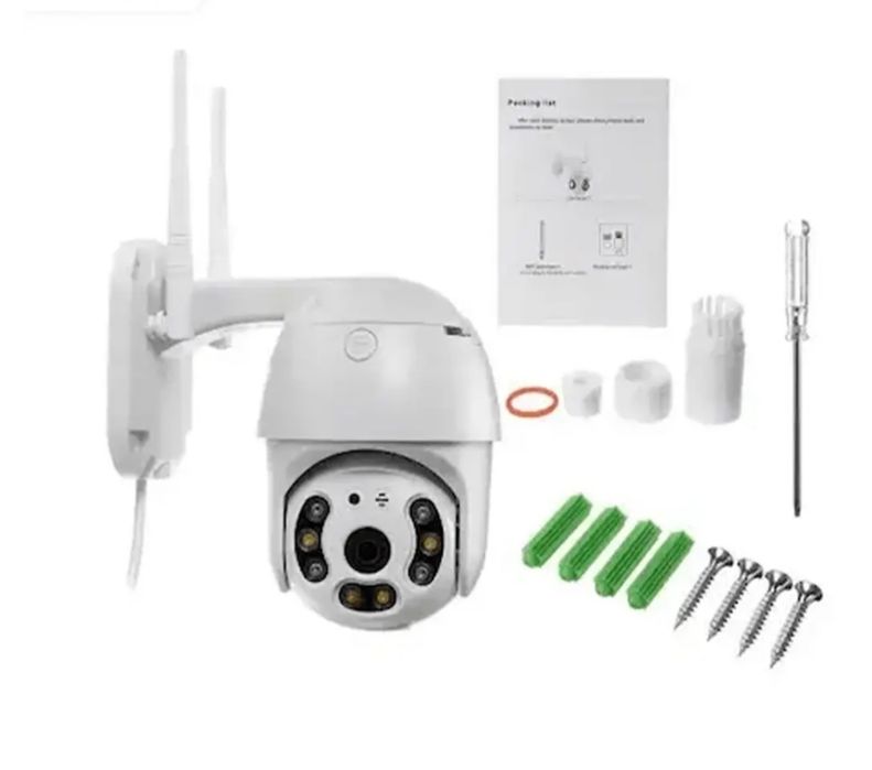 ВОДОУСТОЙЧИВА WIFI КАМЕРА, ЦВЕТНО НОЩНО ВИЖДАНЕ, АУДИО, FULL HD 1080P