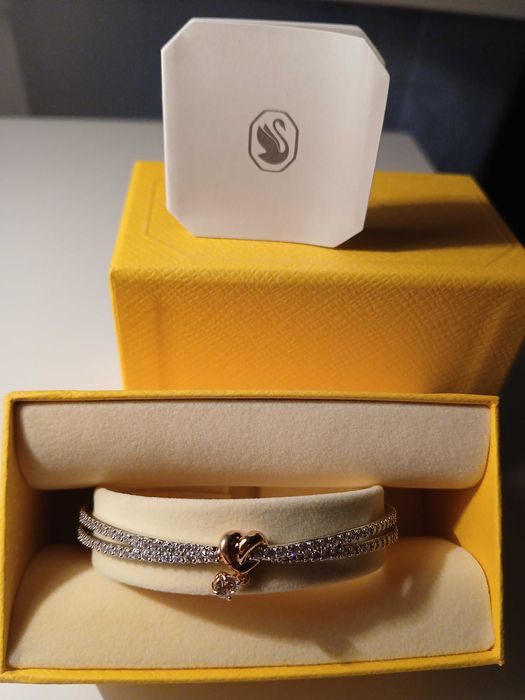 Brățară fixa Swarovski Heart
