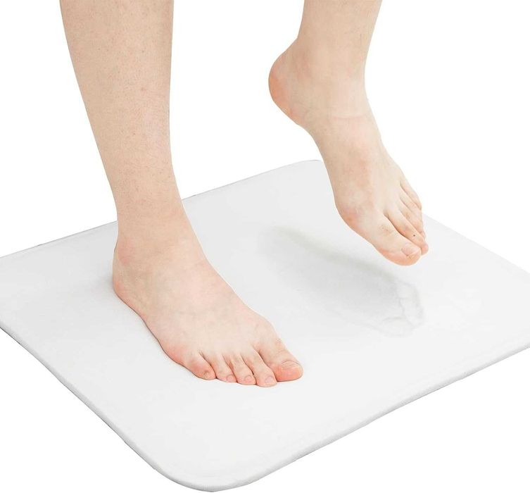 Shimakyo Меки кадифени постелки за баня от мемори пяна