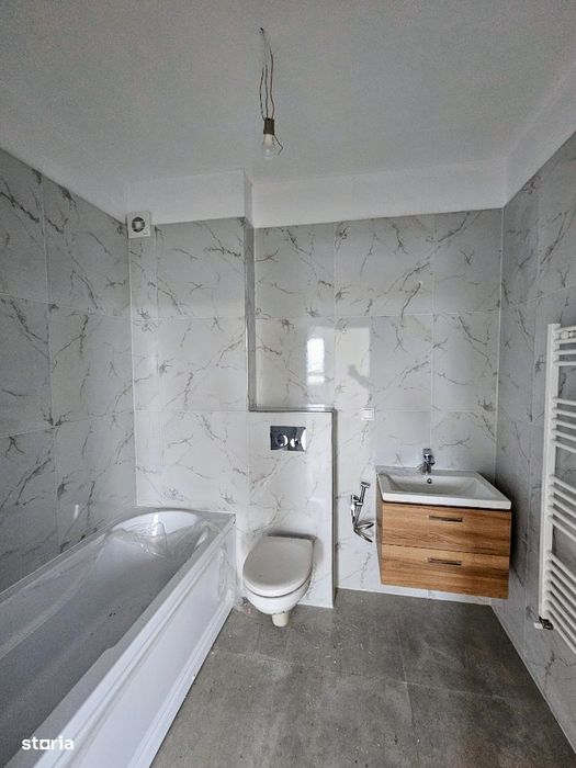 Ap. finisat la alb cu 2 camere, parcare exterioara, Magnolia Sibiu