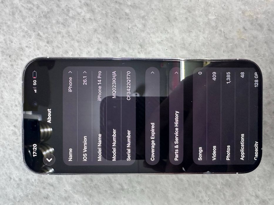 Iphone 14 pro oq rang