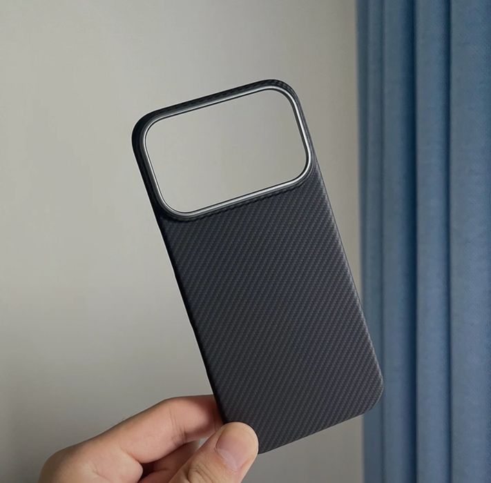 Чехол для iPhone 17 Pro Max   Carbon Aramid Fiber(600 D)