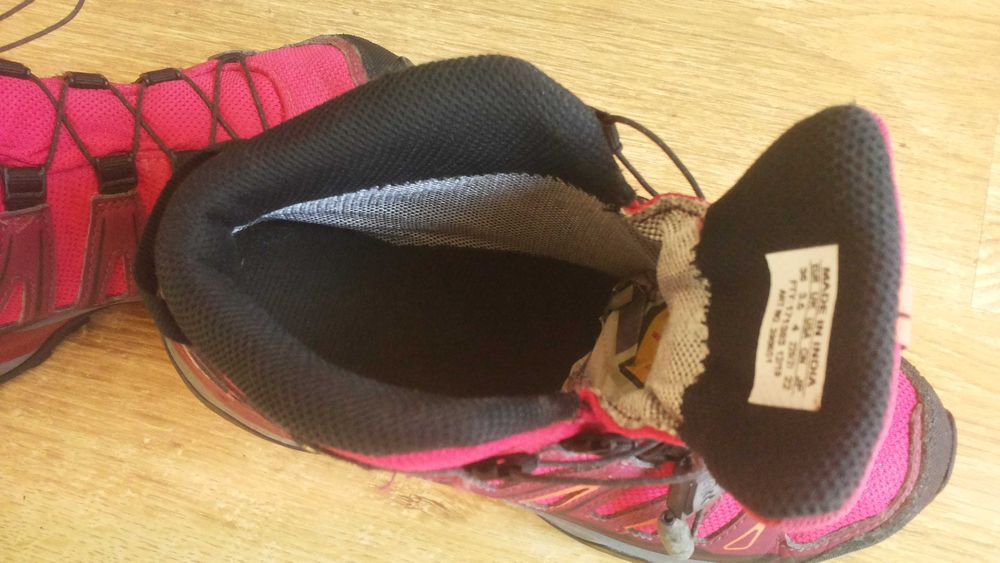 SALOMON X-Ultra Mid Gtx J GORE-TEX размер EUR 36 / UK 3,5 водонепромокаеми - 709