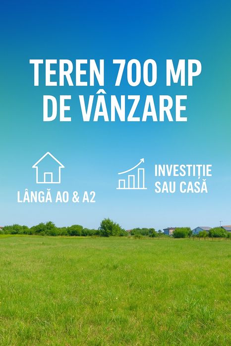 10000euro Discount Teren intravilan 700mp in  Ilfov Popesti Leordeni