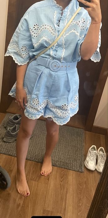 Оригинален комлект риза и къси панталонки Zimmermann