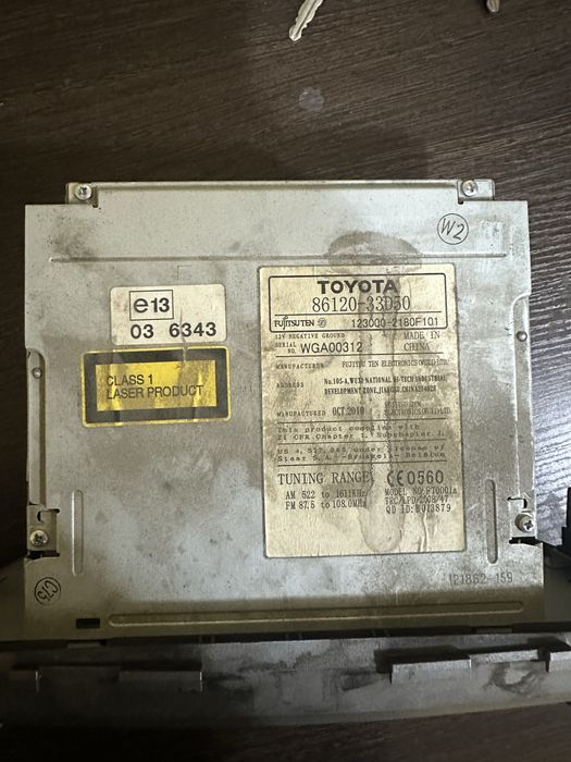 Магнитола камри 45