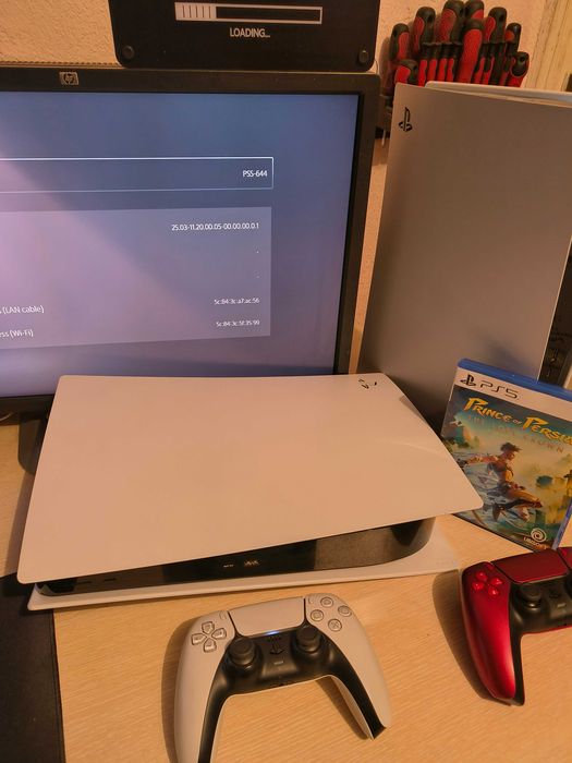 1г. ГАРАНЦИЯ ! PS5 PlayStation 5 Плейстейшън Диск Disk 825GB SSD DualSense Джойстик Контролер Sony конзола игра гейминг симулатор игра станция disc