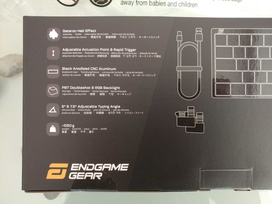 Нова Endgame Gear KB65HE - Hall Effect Геймърска Клавиатура