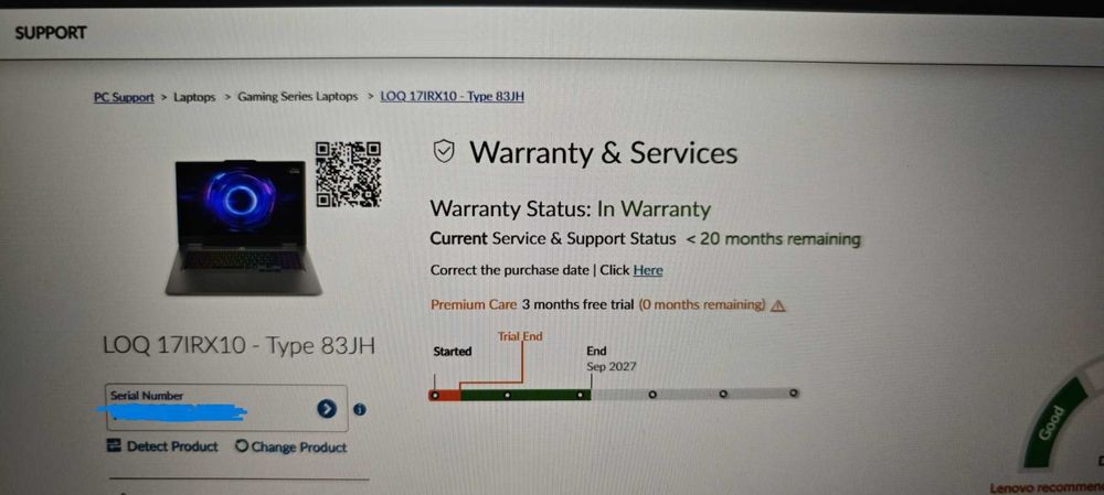 Лаптоп НОВ - /Lenovo LOQ 17,3 165HZ IPS/I5 13450HX/RTX 5050/16GB DDR5/