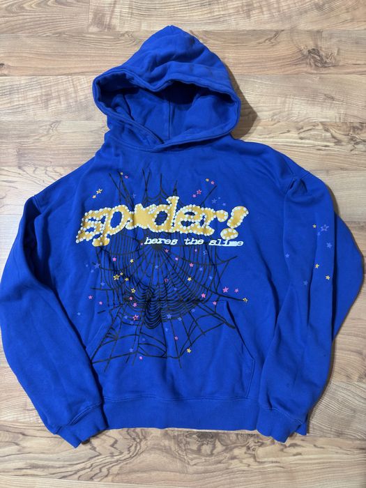 SP5DER hoodie “Blue”