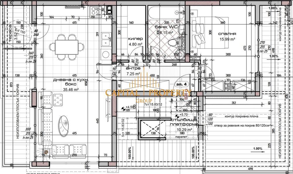 Продава се Двустаен апартамент в Варна, м-т Зеленика - 97 кв.м за 764 €/кв.м - Снимка #5