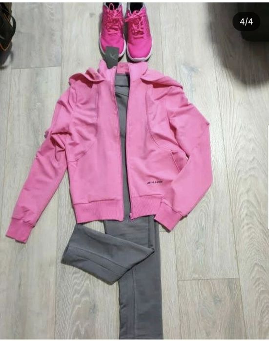 Trening dama roz fucsia, bumbac organic, nou;