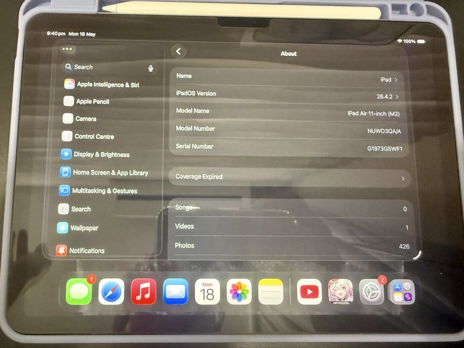 Ipad Air m2 128gb с Apple pencil pro