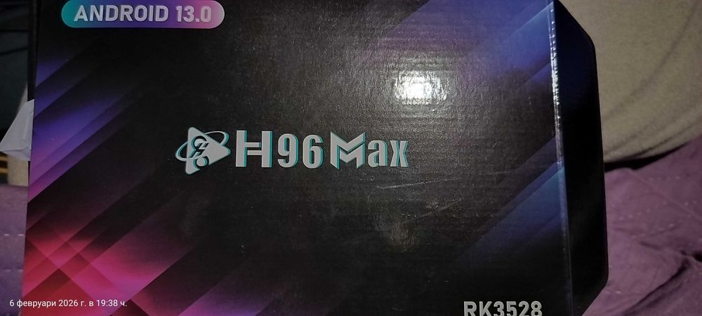 Android Tv Box H96 Max 8k ultra hd 4Gb/64Gb