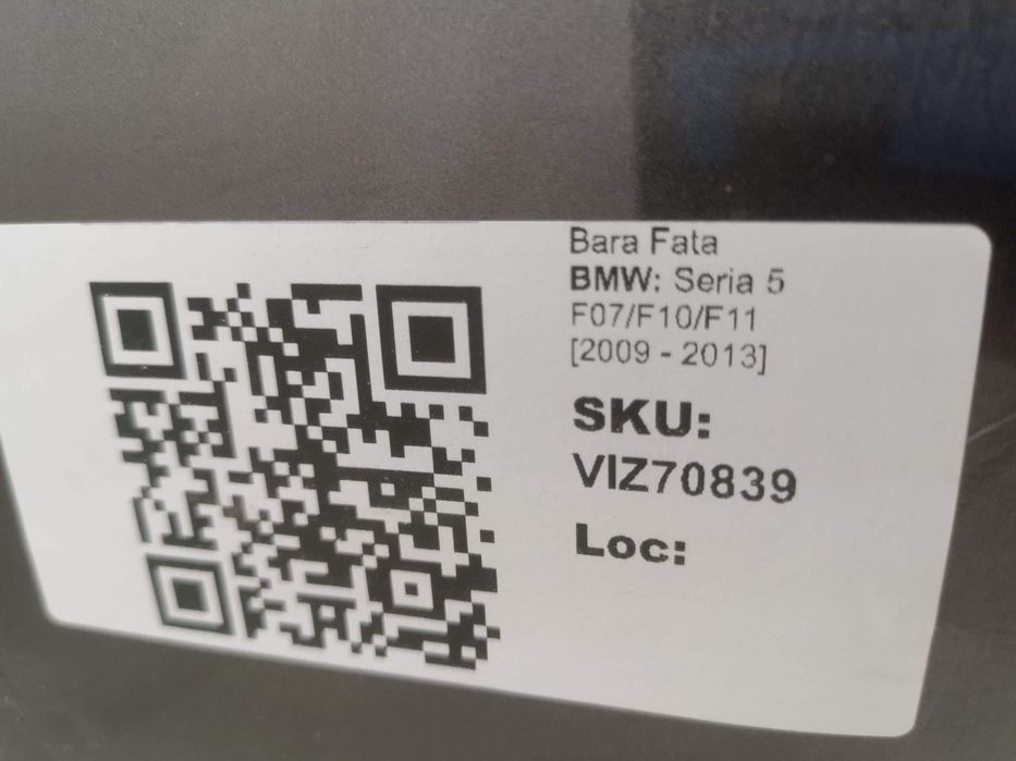 Bara Fata BMW Seria 5 F07/F10/F11 2009 2010 2011 2012 2013 Originala I