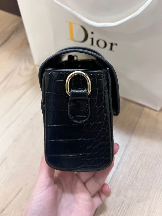 Чанта черна диор