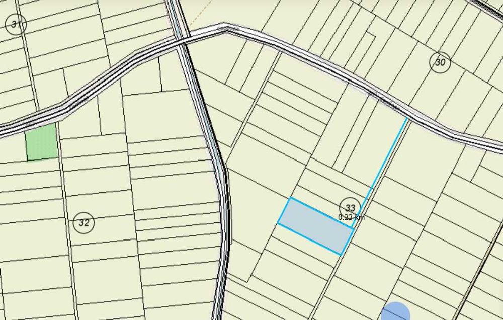 земя 7 дка на 200 м от централния път пътя Асеновград-Козаново