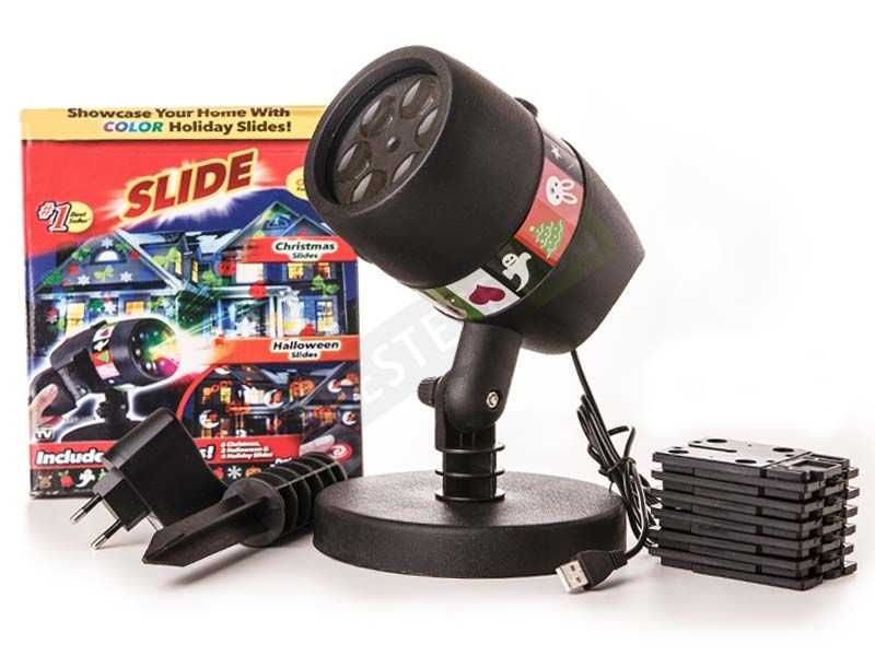 Водоустойчив Лазер Празничен прожектор 12 Slide Show,коледа,великден