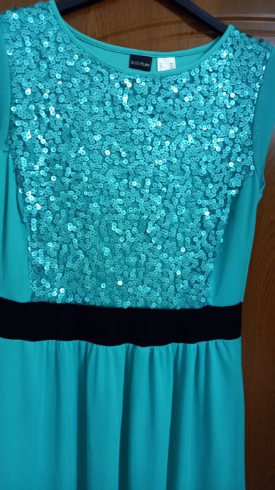 Rochie turcoaz de ocazie