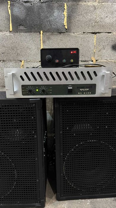 Комплект 3 лентови тонколони+стъпало