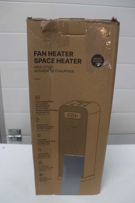 Вентилаторна печка / духалка за вътрешна употреба, термостат, 1500W