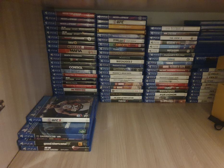 Диски с играми на VR playstation