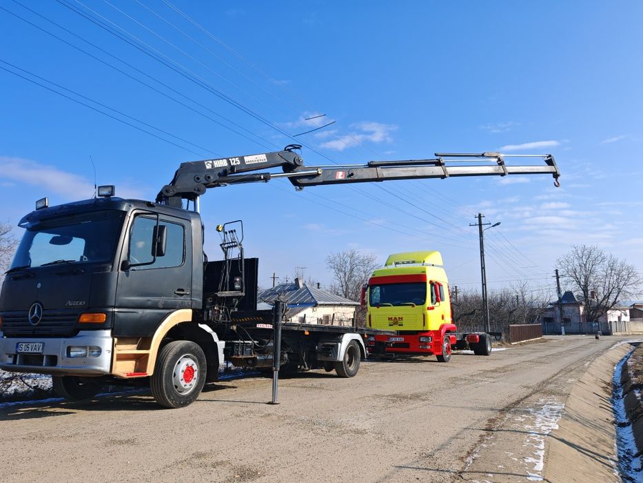 Servicii macara tractări auto utilaje