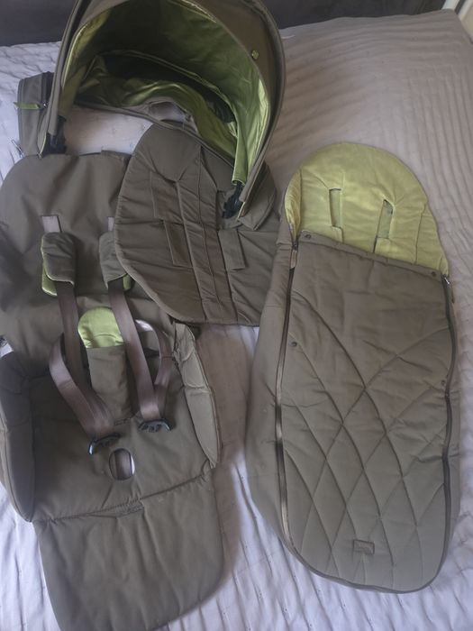 Cybex Priam 4 зимен чувал  и тапицерия Khaki Green
