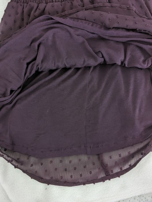 Rochie voal/șifon mov-prună