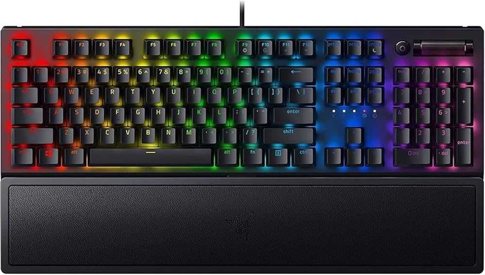 Tastatura Gaming Razer BlackWidow V3 Mecanica Green Switch RGB restpad noua sigilata