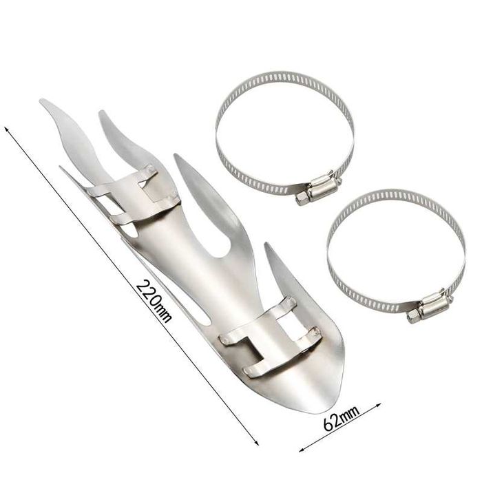 Накладка на выхлопную трубу мотоцикла в стиле пламени