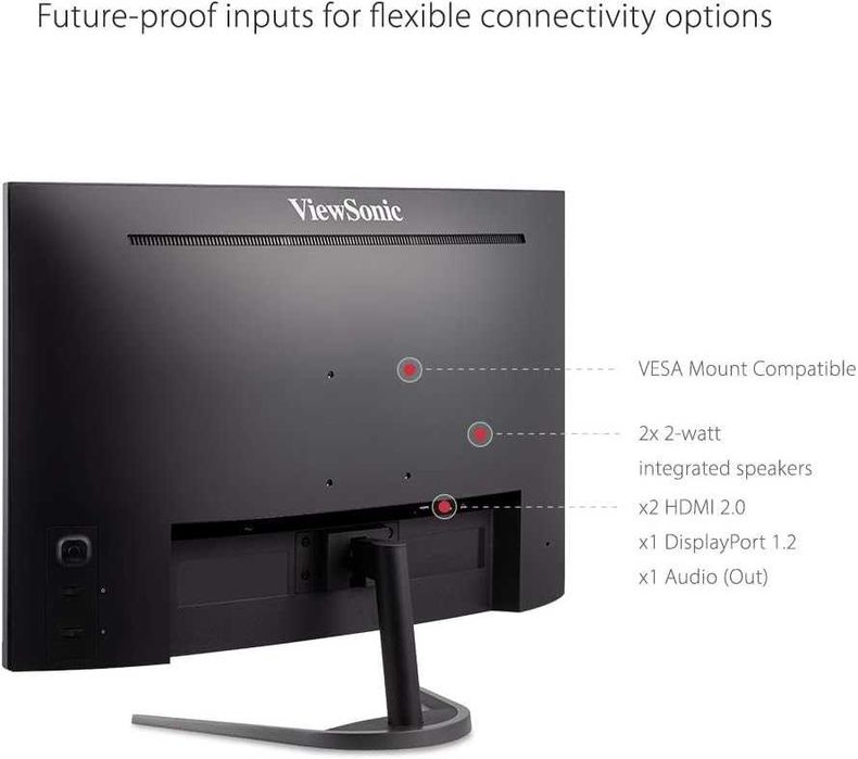 ViewSonic VX3268-2KPC-MHD 32" Curved 144Hz Gaming Monitor