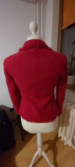 Sacou din lana, Rosu