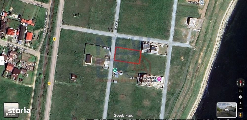 Teren de vanzare 950 mp - zona Golful francez - Costinesti