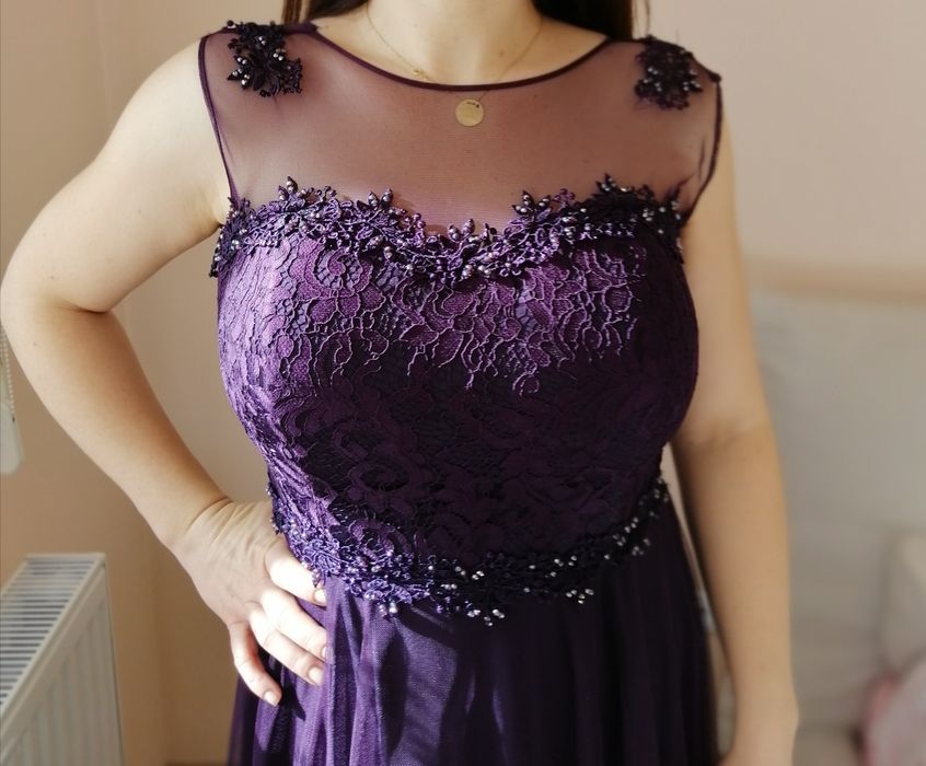Официална/ Бална рокля лилав цвят