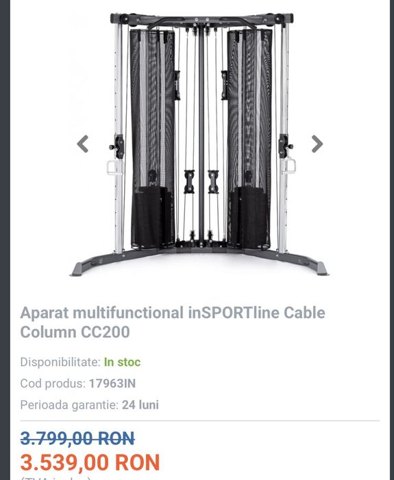 Aparat fitness multifunctional Cable Column cc200