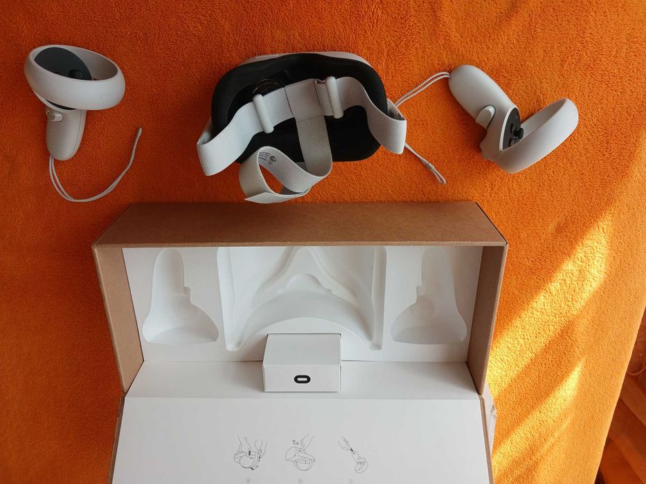 Oculus Quest 2 64GB – като нов, използван 4 пъти, пълен комплект