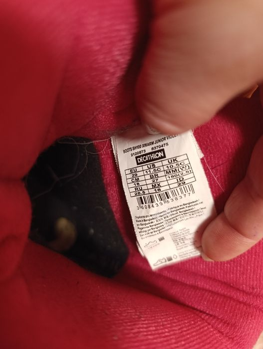 детски зимни ботуши Decathlon, номер 29