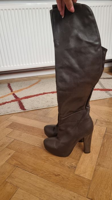 Cizme dama lungi din piele naturala 37