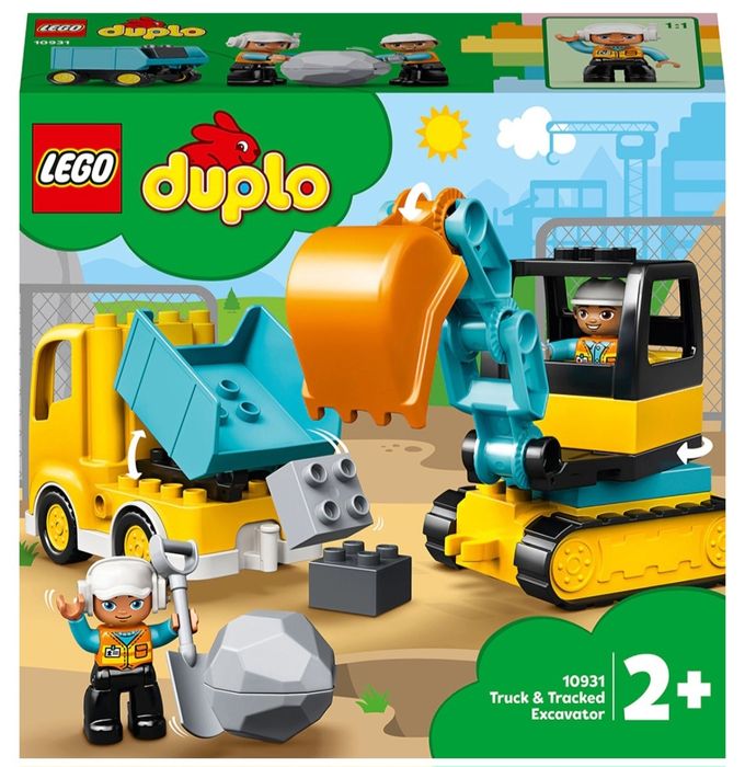Vand LEGO DUPLO Camion și excavator pe șenile - second hand