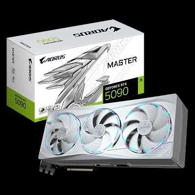 Видеокарта Gigabyte GeForce RTX 5090-32GB AORUS MASTER ICE