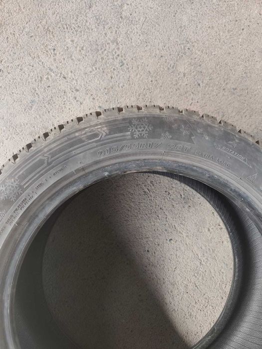 продам зимние шины 215=55=17 б.у