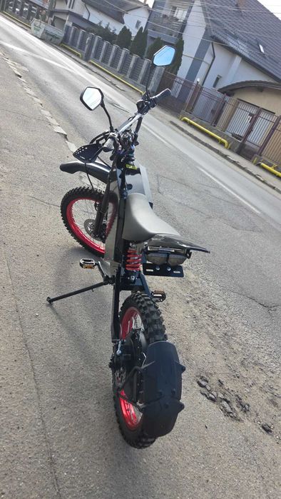 E-Bike STEALTH BOMBER  Enduro DirtBike, 72V,75Ah, 20kW peak